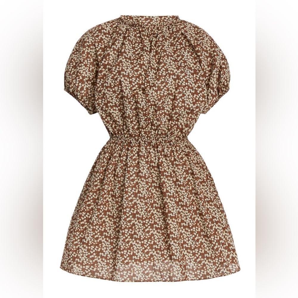 Matteau Floral Top in Brown and White